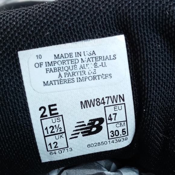 New Balance 847 MW847WN Men’s Walking Shoes Sz 12.5 2E White Gray. 241pem - Picture 9 of 10